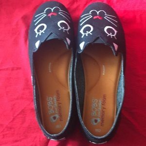 Bobs black cat shoes